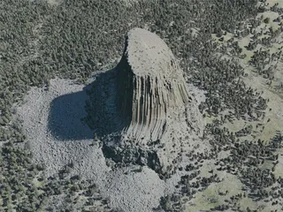 Devils Tower, USA (2021) 3D Model