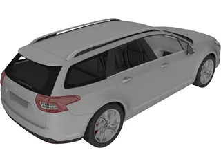 Citroen C5 Estate 3D Model