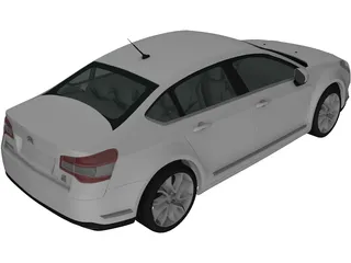 Citroen C5 Saloon (2011) 3D Model