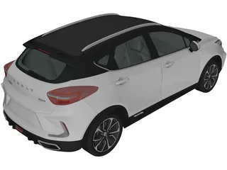 Geely Emgrand GS Dynamic (2019) 3D Model