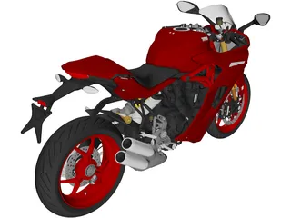 Ducati Supersport 950 3D Model