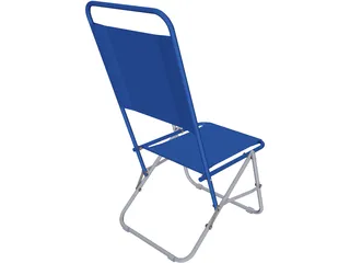 Folding Chair 3D Model