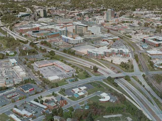 Durham City, USA (2021) 3D Model