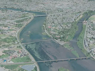 Hagi City, Japan (2021) 3D Model