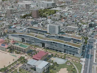 Hamamatsu City, Japan (2021) 3D Model