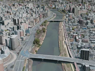 Kumamoto City, Japan (2021) 3D Model