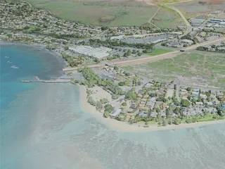 Lahaina City, USA (2021) 3D Model