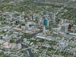 Fort Lauderdale City, USA (2021) 3D Model