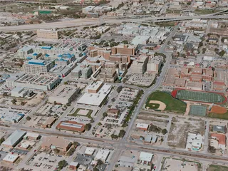 Fort Worth City, USA (2021) 3D Model