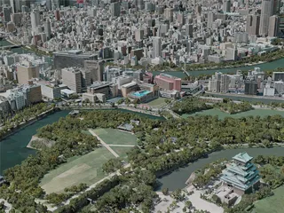 Kyoto City, Japan (2021) 3D Model