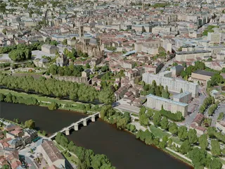 Limoges City, France (2021) 3D Model