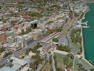 Newcastle City, Australia (2021) 3D Model