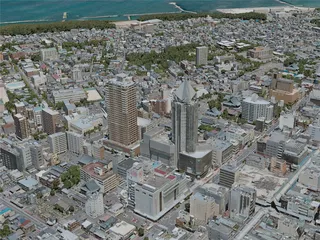 Niigata City, Japan (2021) 3D Model