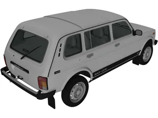 VAZ-2123 (2012) 3D Model