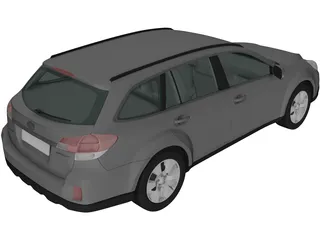 Subaru Outback (2010) 3D Model