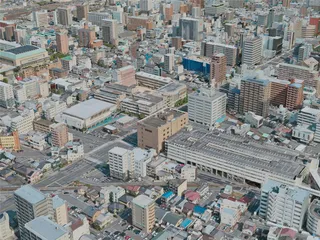 Matsuyama City, Japan (2021) 3D Model