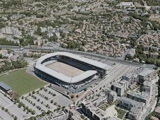 Montpellier City, France (2021) 3D Model