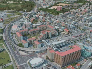 Naha City, Japan (2021) 3D Model