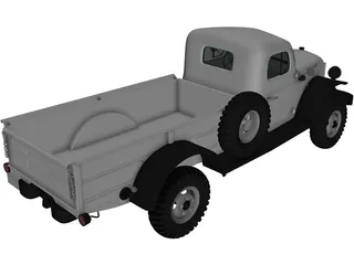 Dodge Power Wagon (1971) 3D Model