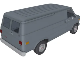 GMC Vandura (1987) 3D Model