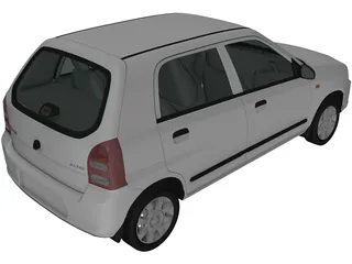 Suzuki Maruti Alto (2011) 3D Model