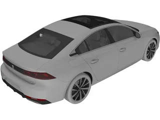 Peugeot 508 (2019) 3D Model