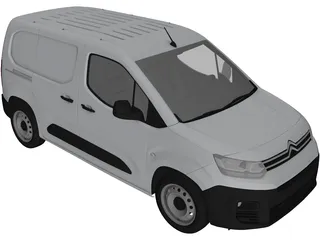 Citroen Berlingo Van SWB (2021) 3D Model
