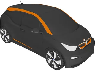 BMW i3 3D Model