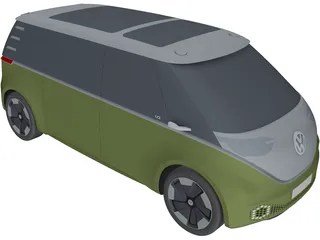 Volkswagen ID.Buzz Concept (2020) 3D Model