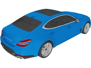 Genesis G70 (2021) 3D Model