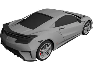 Acura NSX Type S (2022) 3D Model