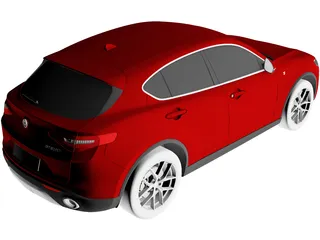 Alfa Romeo Stelvio TI (2020) 3D Model