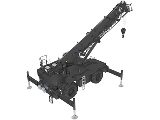 Manitiwoc GRT810 Crane 3D Model