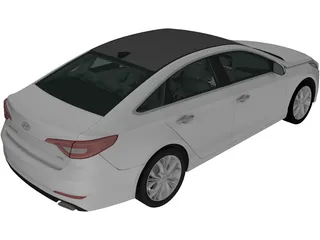 Hyundai Sonata (2014) 3D Model