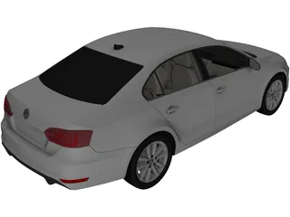 Volkswagen Jetta (2012) 3D Model
