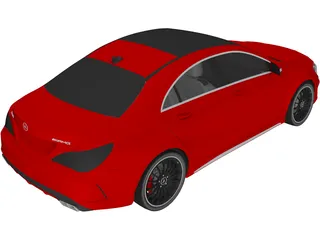 Mercedes-Benz CLA 45 AMG (2013) 3D Model