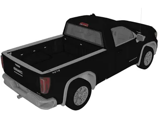 GMC Sierra Reg SLE 1500 (2020) 3D Model