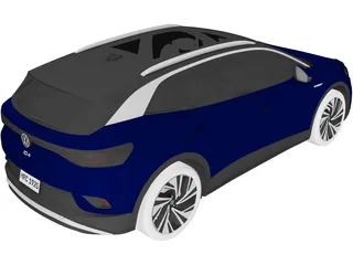 Volkswagen ID.4 (2021) 3D Model