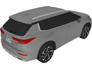 Mitsubishi Outlander (2022) 3D Model