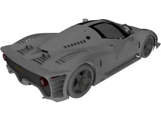 Ferrari P4/5 (2006) 3D Model