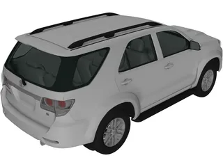 Toyota Fortuner (2012) 3D Model