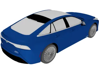 Toyota Mirai (2021) 3D Model