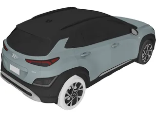 Hyundai Kona (2022) 3D Model