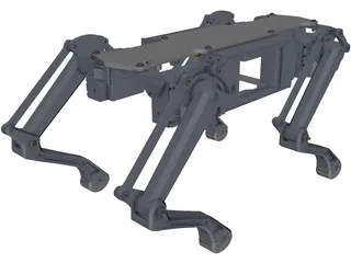 Quadruped 3D Model