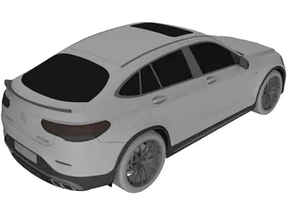 Mercedes-Benz GLC63S AMG Coupe (2020) 3D Model