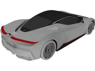 Automobili Pininfarina Battista (2020) 3D Model