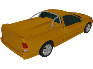 Ford Falcon BF Ute XR8 (2006) 3D Model