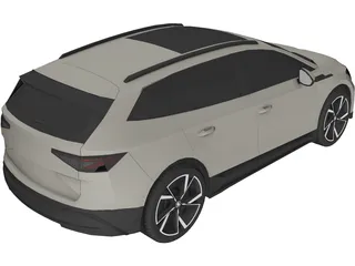 Skoda Enyaq iV (2022) 3D Model