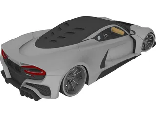 Hennesey Venom F5 (2022) 3D Model