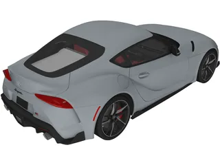 Toyota Supra (2020) 3D Model